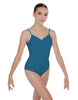 Solid Lycra Cami Leotard Low Back