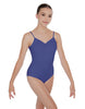 Solid Lycra Cami Leotard Low Back