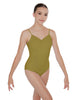 Solid Lycra Cami Leotard Low Back