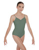 Solid Lycra Cami Leotard Low Back