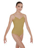 Solid Lycra Cami Leotard Low Back
