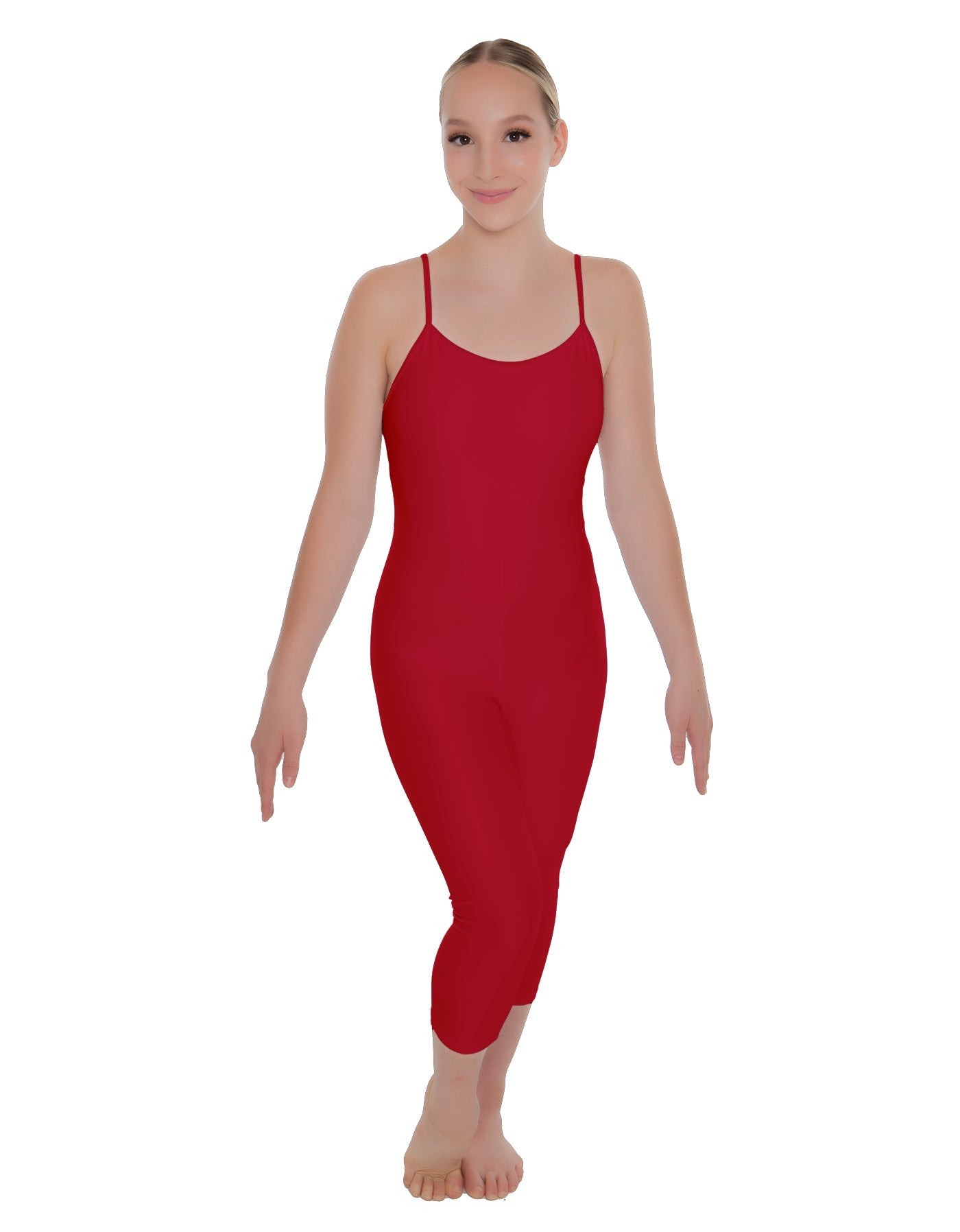 Solid Lycra Cami Capri