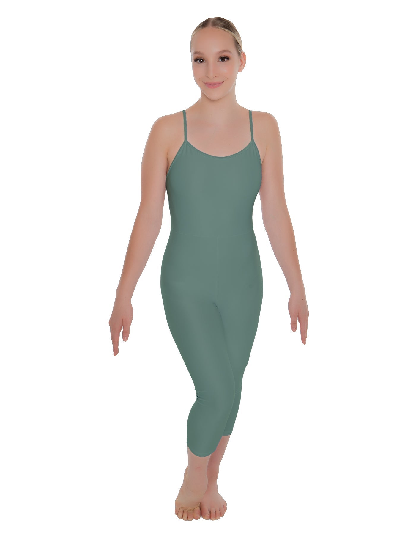 Solid Lycra Cami Capri