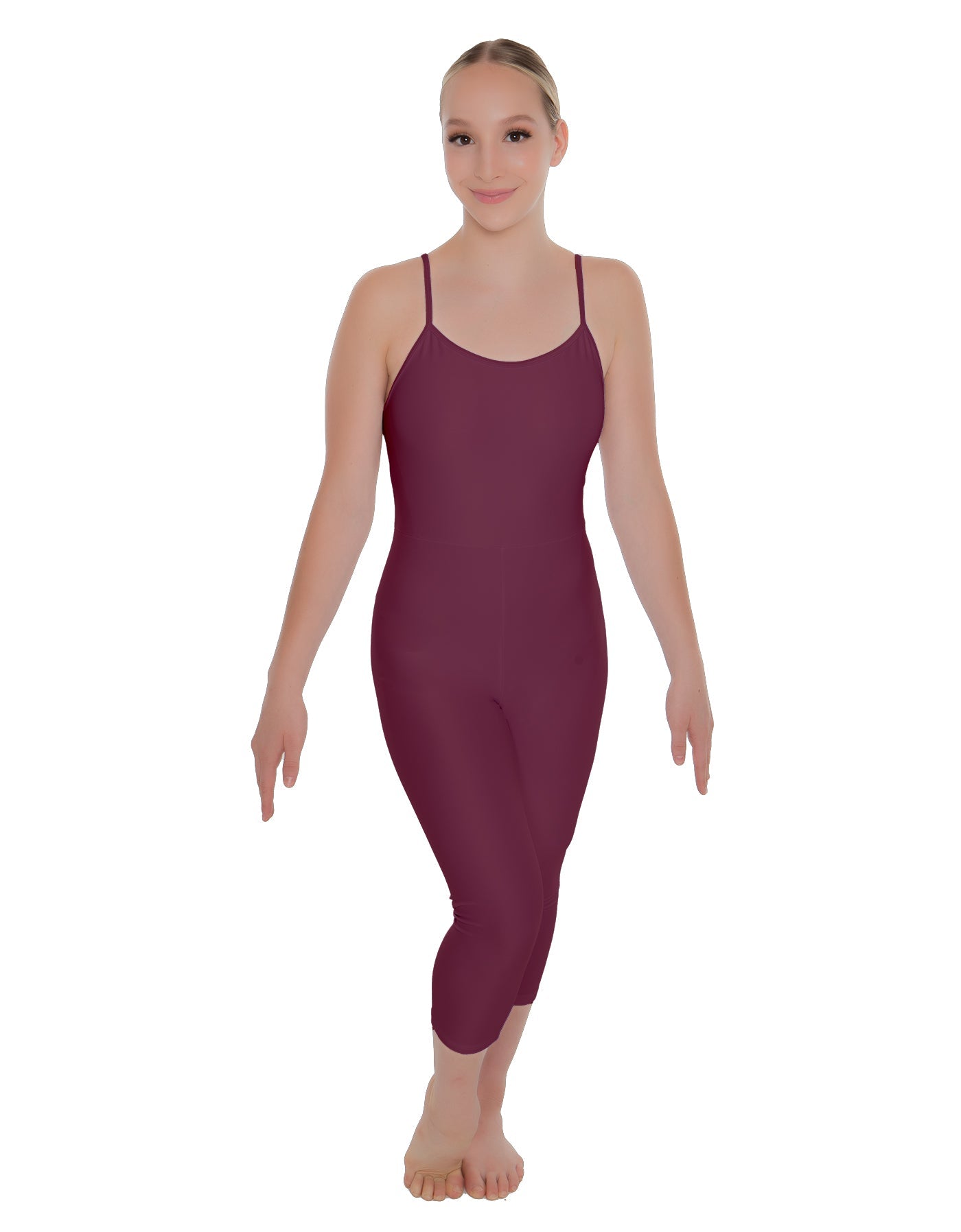 Solid Lycra Cami Capri