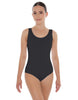 Solid Lycra Scoop Neck Open Back Leotard