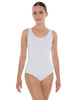 Solid Lycra Scoop Neck Open Back Leotard