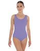 Solid Lycra Scoop Neck Open Back Leotard