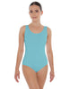 Solid Lycra Scoop Neck Open Back Leotard