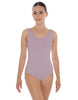 Solid Lycra Scoop Neck Open Back Leotard