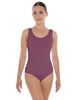 Solid Lycra Scoop Neck Open Back Leotard