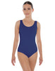 Solid Lycra Scoop Neck Open Back Leotard