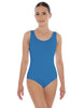 Solid Lycra Scoop Neck Open Back Leotard