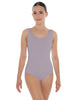 Solid Lycra Scoop Neck Open Back Leotard