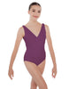 Solid Lycra Crossover Leotard