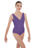 Solid Lycra Crossover Leotard