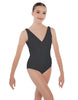 Solid Lycra Crossover Leotard