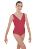 Solid Lycra Crossover Leotard