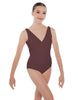 Solid Lycra Crossover Leotard