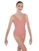 Solid Lycra Crossover Leotard