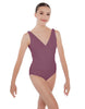 Solid Lycra Crossover Leotard