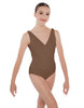 Solid Lycra Crossover Leotard