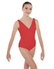 Solid Lycra Crossover Leotard