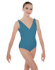 Solid Lycra Crossover Leotard