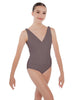 Solid Lycra Crossover Leotard