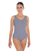Solid Lycra Cross Back Tank Leotard