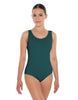 Solid Lycra Cross Back Tank Leotard