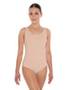 Solid Lycra Cross Back Tank Leotard
