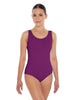 Solid Lycra Cross Back Tank Leotard