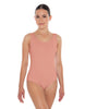 Solid Lycra Cross Back Tank Leotard