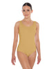 Solid Lycra Cross Back Tank Leotard