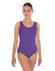 Solid Lycra Cross Back Tank Leotard