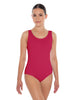 Solid Lycra Cross Back Tank Leotard