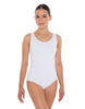 Solid Lycra Cross Back Tank Leotard