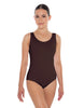 Solid Lycra Cross Back Tank Leotard