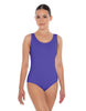Solid Lycra Cross Back Tank Leotard