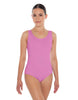 Solid Lycra Cross Back Tank Leotard