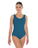 Solid Lycra Cross Back Tank Leotard