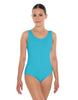 Solid Lycra Cross Back Tank Leotard