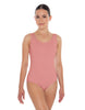 Solid Lycra Cross Back Tank Leotard