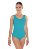 Solid Lycra Cross Back Tank Leotard