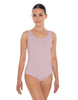 Solid Lycra Cross Back Tank Leotard
