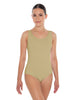 Solid Lycra Cross Back Tank Leotard