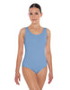 Solid Lycra Cross Back Tank Leotard