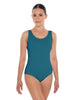 Solid Lycra Cross Back Tank Leotard