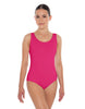 Solid Lycra Cross Back Tank Leotard