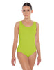 Solid Lycra Cross Back Tank Leotard